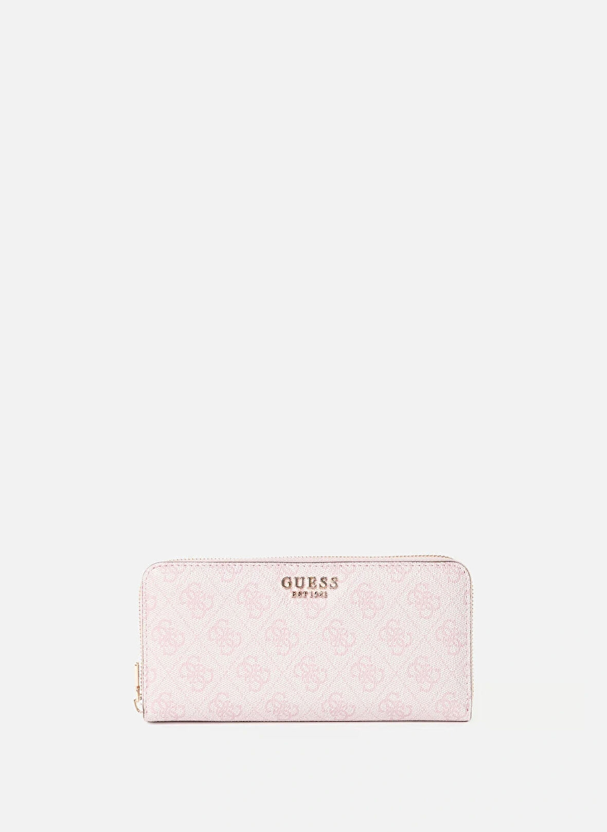 Guess Kadın Pembe Zamira Büyük Fermuarlı Cüzdan