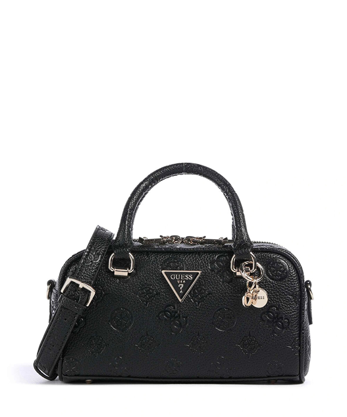 Guess Kadın Siyah Cresidia Küçük Satchel Çanta