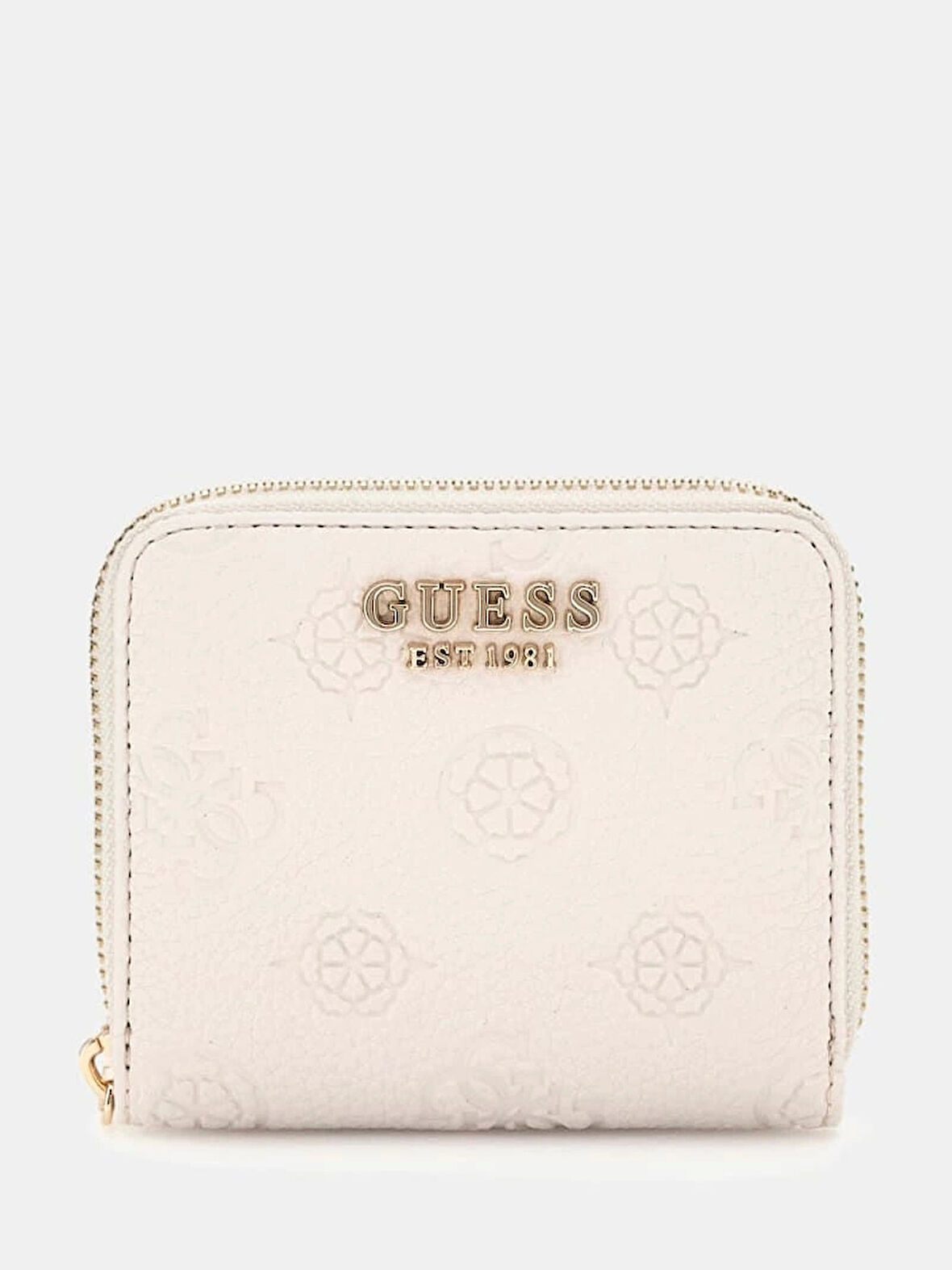 Guess Kadın Krem Cresidia Küçük Fermuarlı Cüzdan