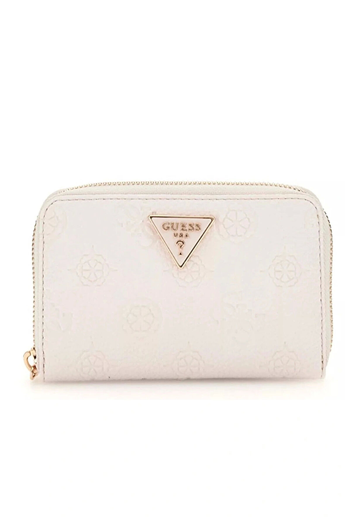 Guess Kadın Krem Cresidia Orta Boy Fermuarlı Cüzdan