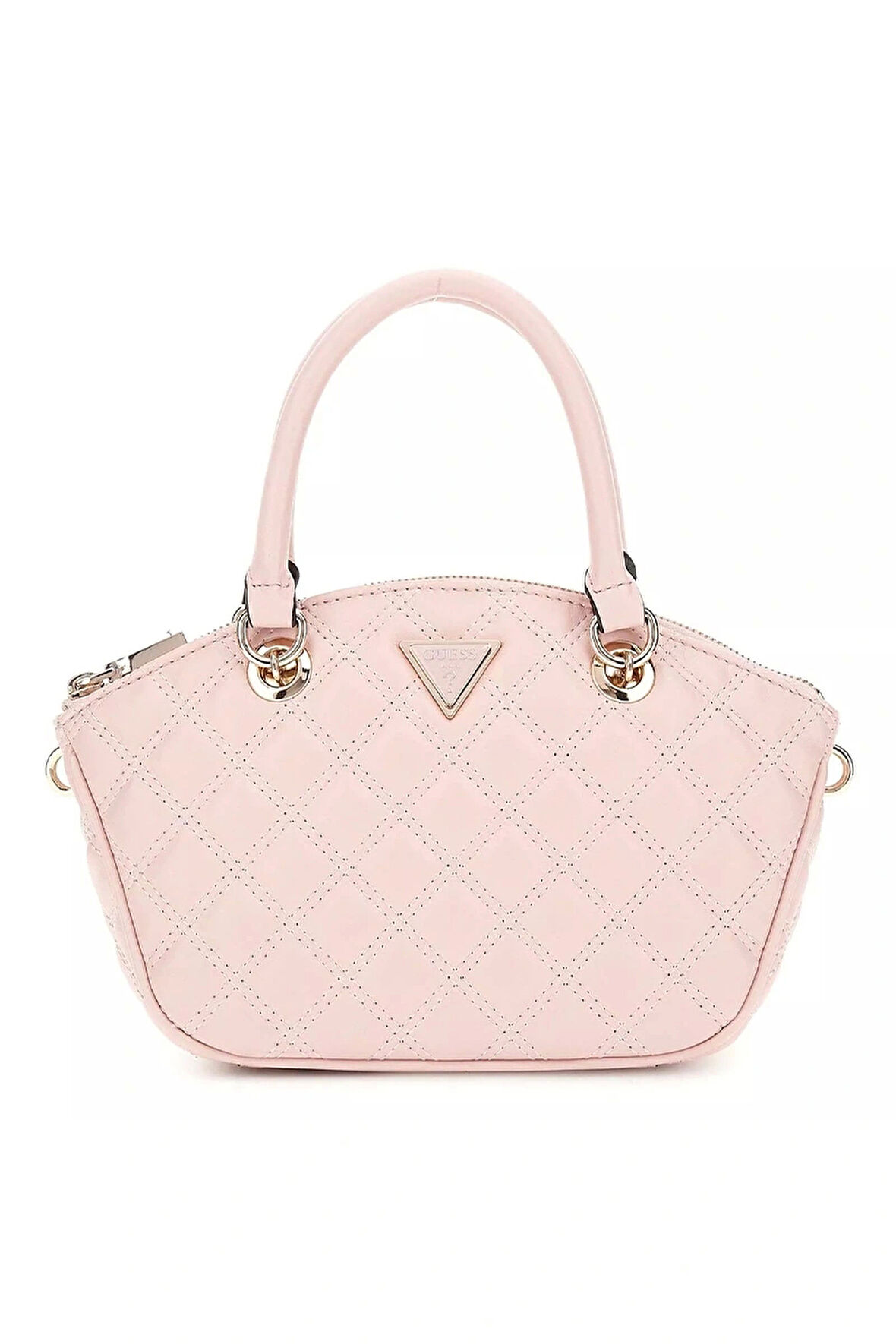 Guess Kadın Pembe Giully Mini Satchel Çanta