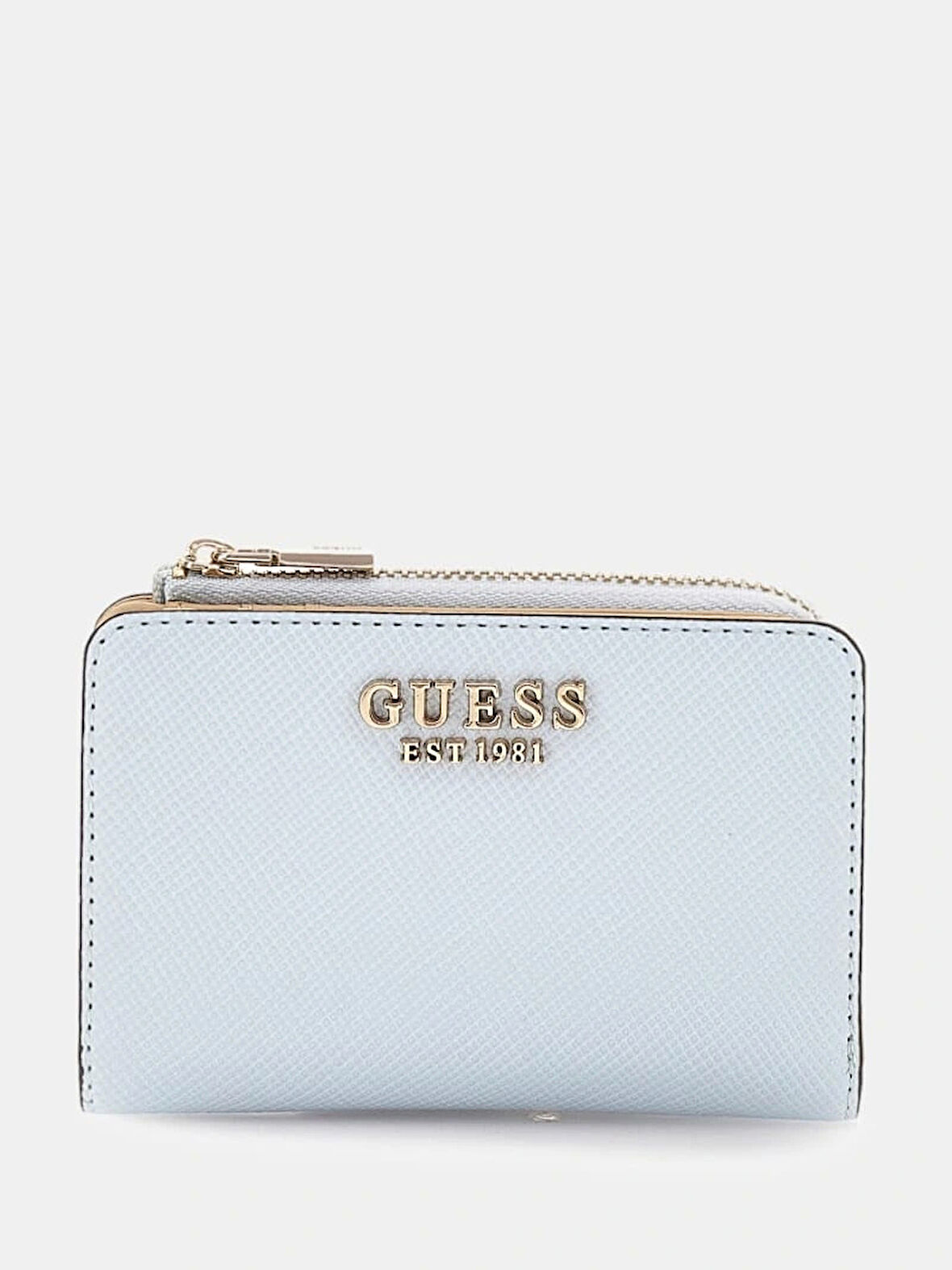 Guess Kadın Mavi Laurel Fermuarlı Kartlık