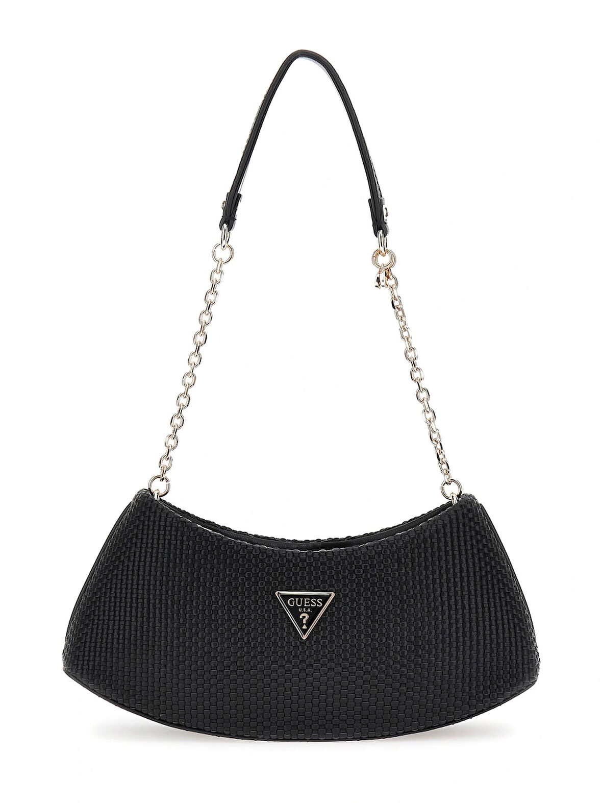 Guess Kadın Phaedra Top Fermuarlı  Siyah  Omuz Çantası