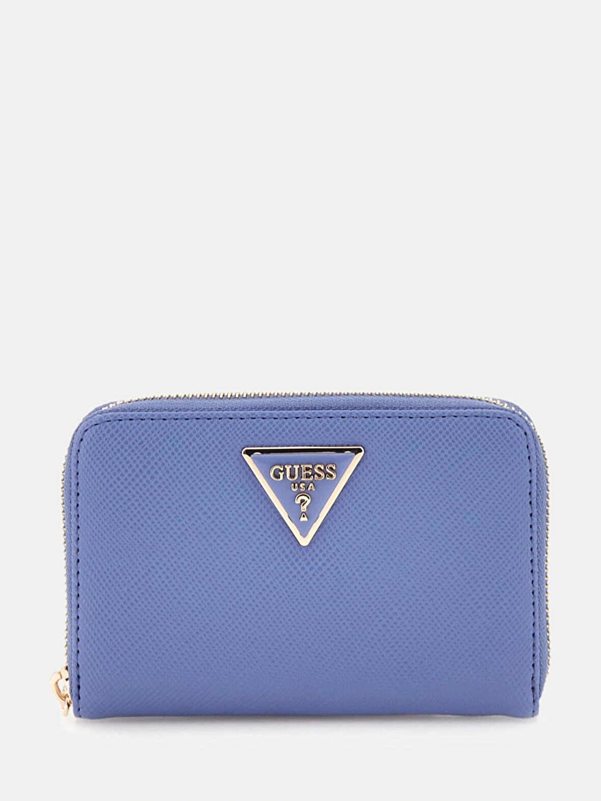 Guess Kadın Mavi Laurel Orta Boy Fermuarlı Cüzdan