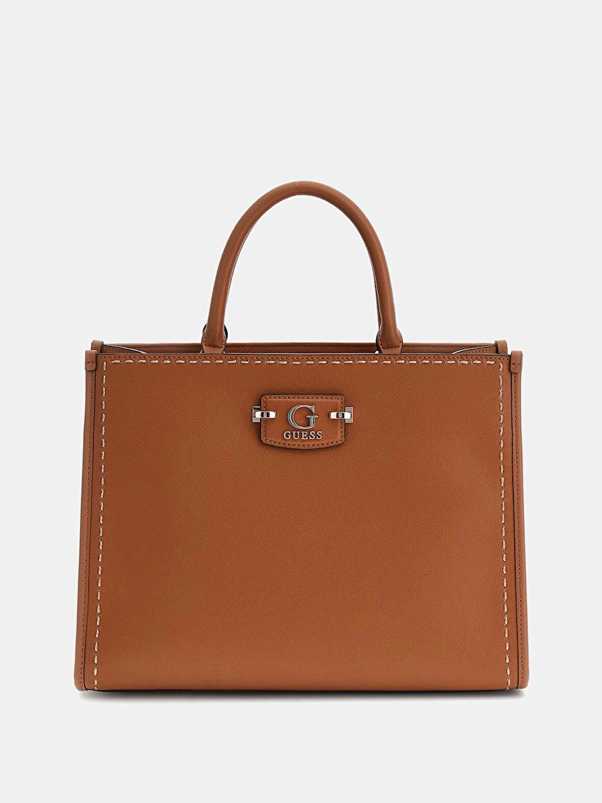 Guess Kadın Kahverengi Nastra İki Bölmeli Tote Çanta