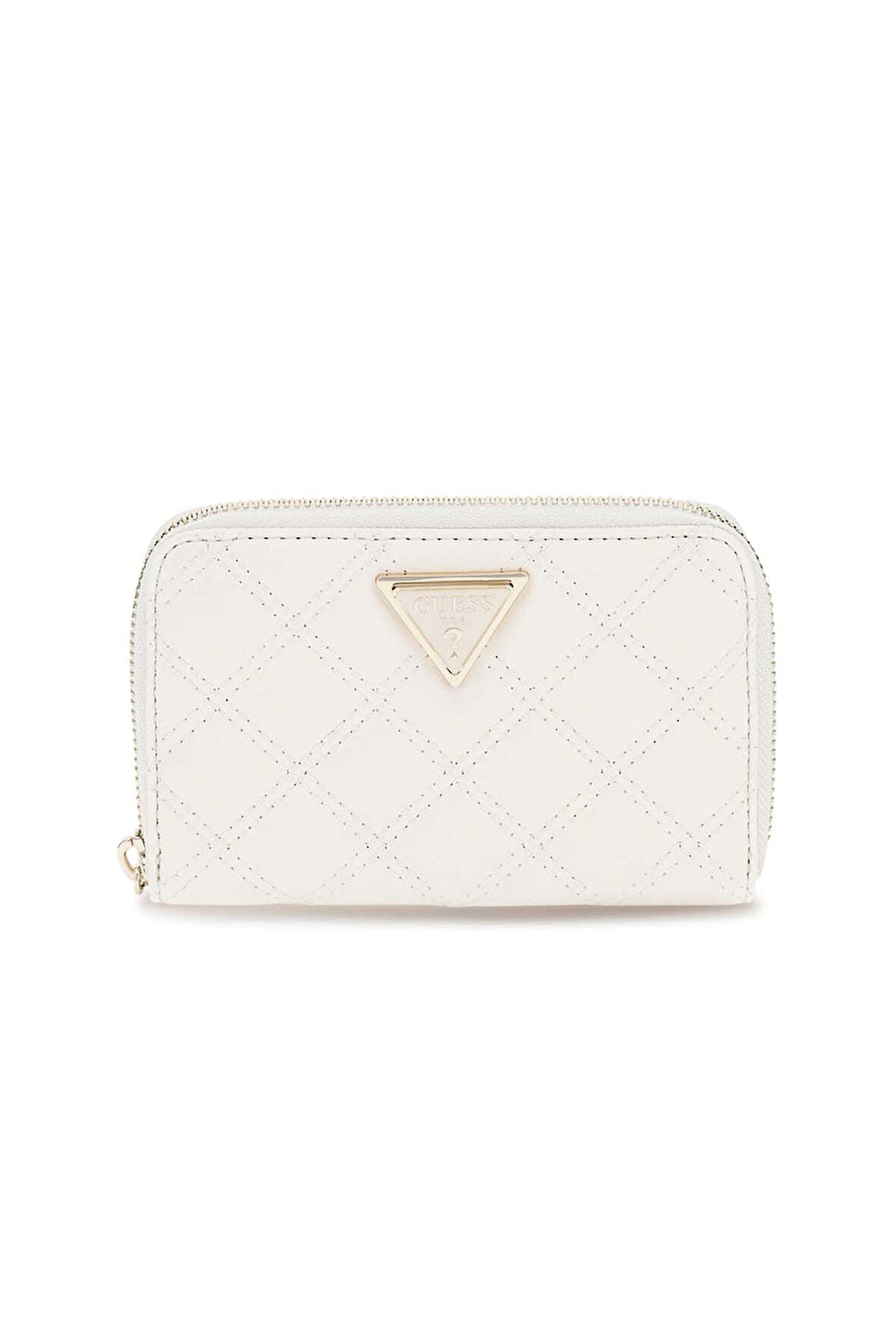 Kadın Tamsin Kapitone Fermuarlı Cüzdan - Beyaz | undefined