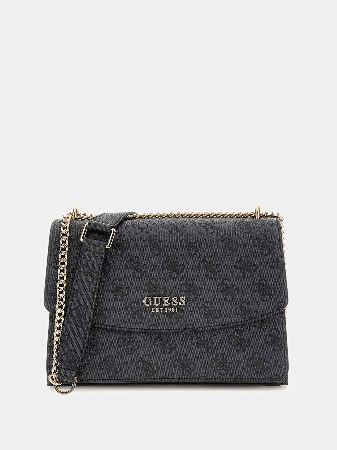 Guess Access Kadın Antrasit Omuz Çantası HWSG7334210-CLO