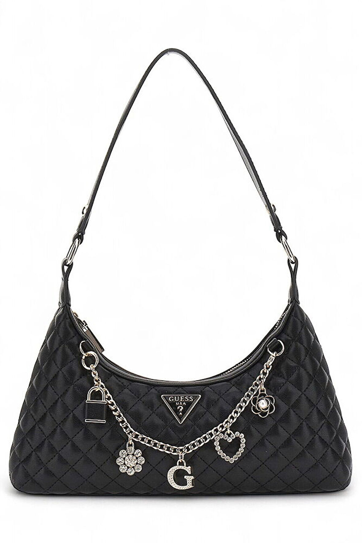 Guess Everlee Siyah Kadın Omuz Çantası HWEG8679180