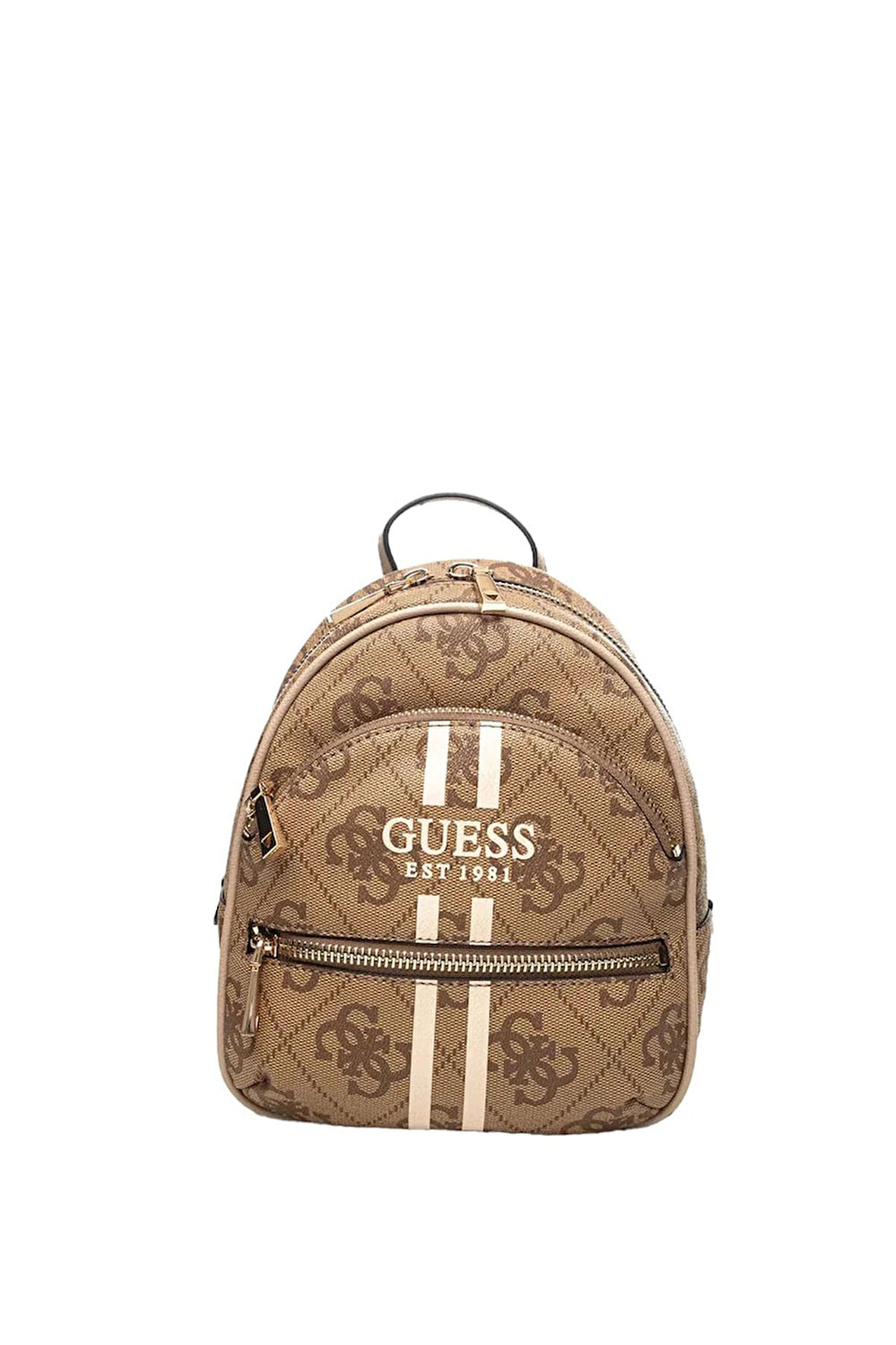 Kadın Manhattan II Çizgili Monogram Desenli Sırt Çantası - Kahverengi | undefined