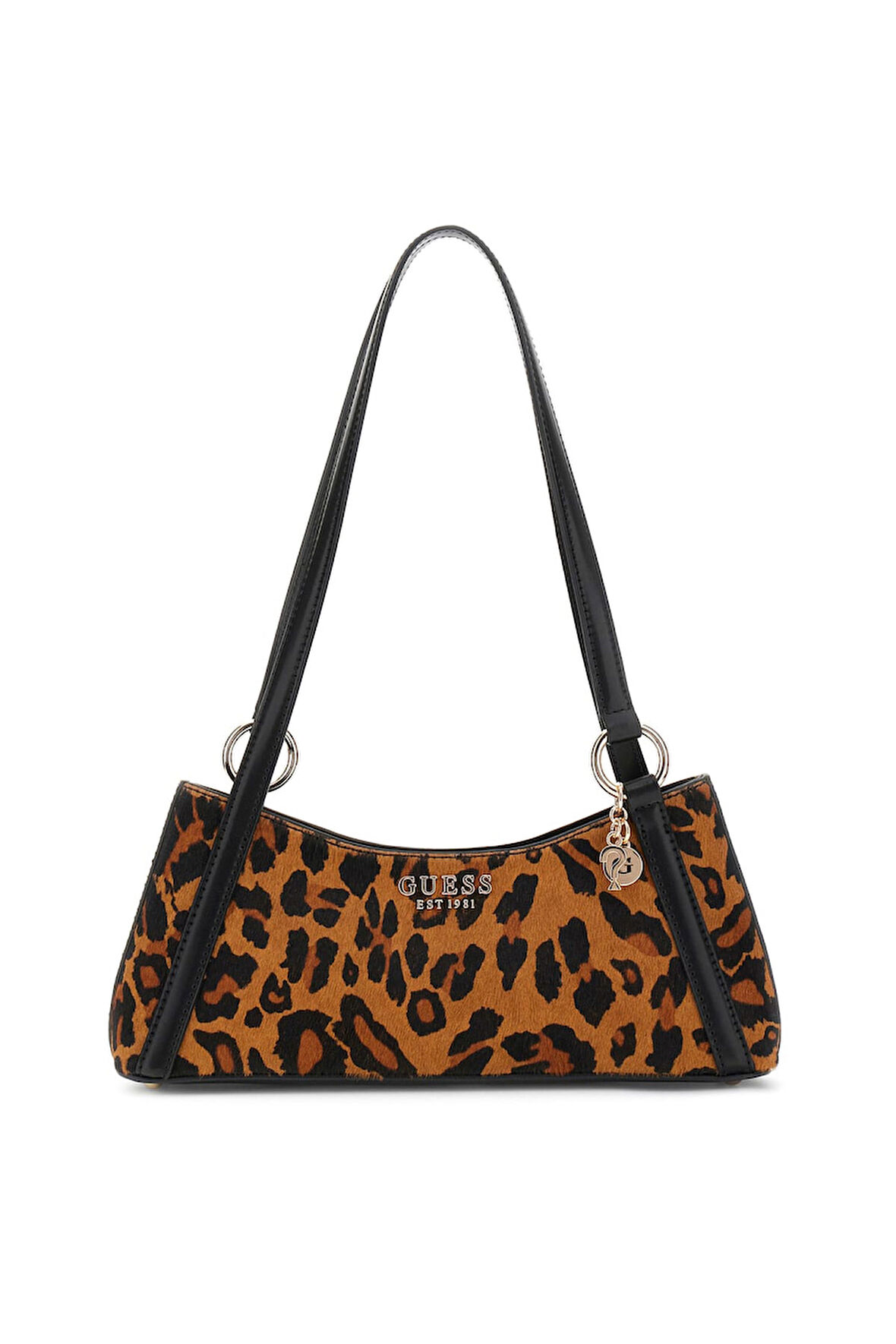 Kadın Leopar Desenli Tüy Dokulu Deri Omuz Çantası - Mix | undefined