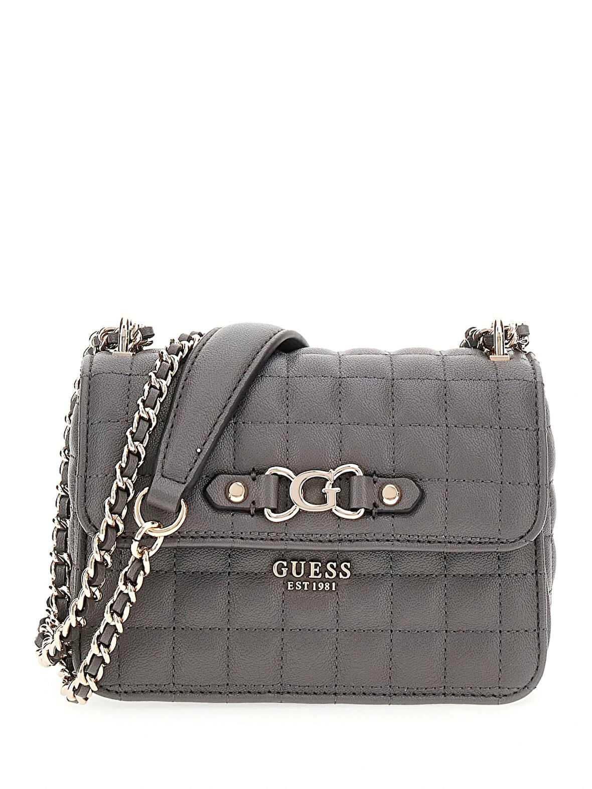 Guess Brera Kadın Antrasit Omuz Çantası HWQG8424780-SLA