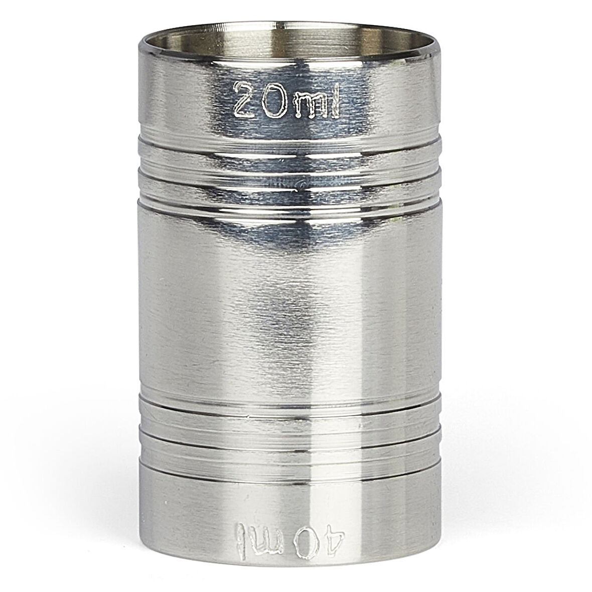 DLEK STORE Çelik Silindir Gri Renk Jigger 2/4 1 Adet