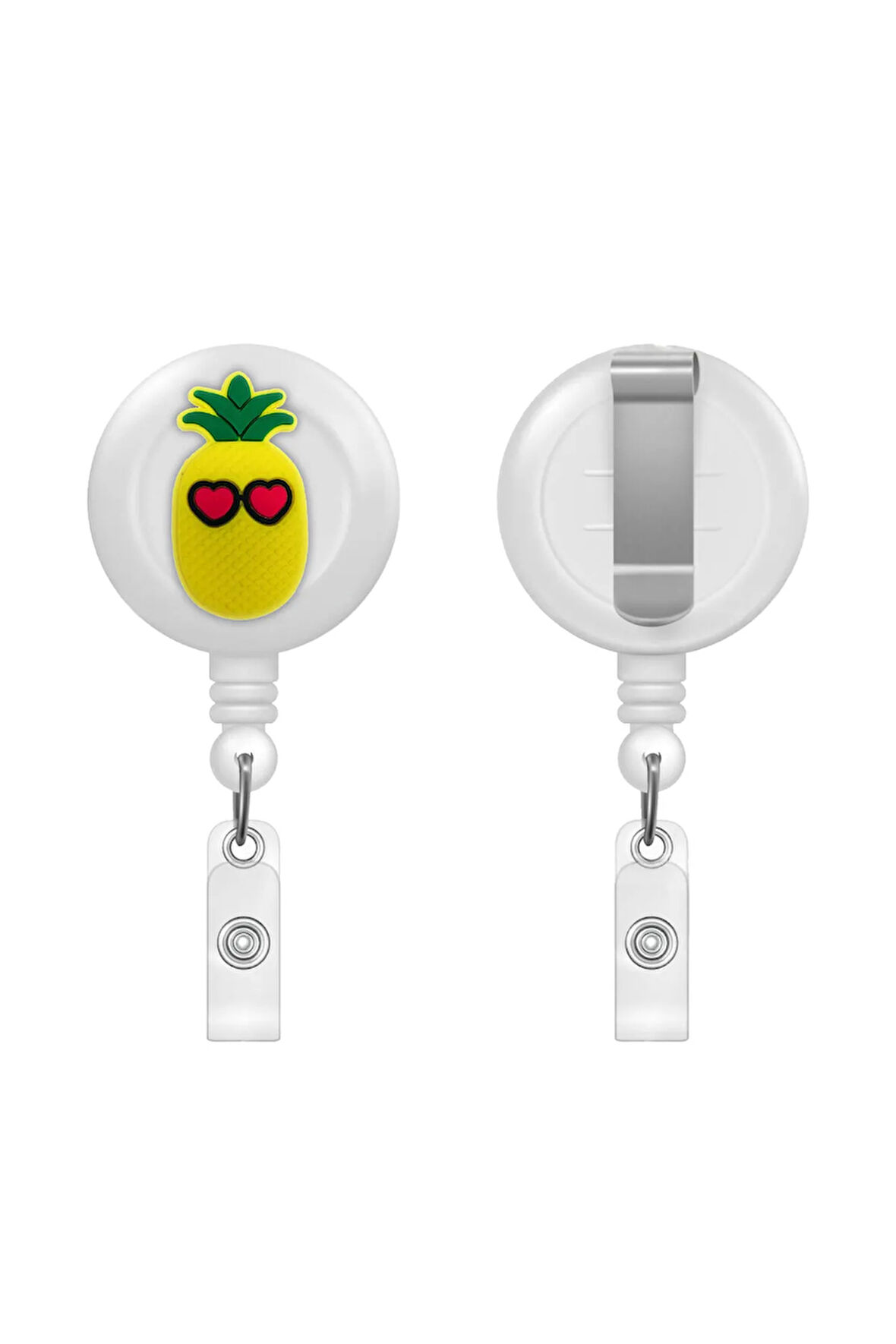Gözlüklü Ananas Figürlü Yoyo Kartlık Tutucu