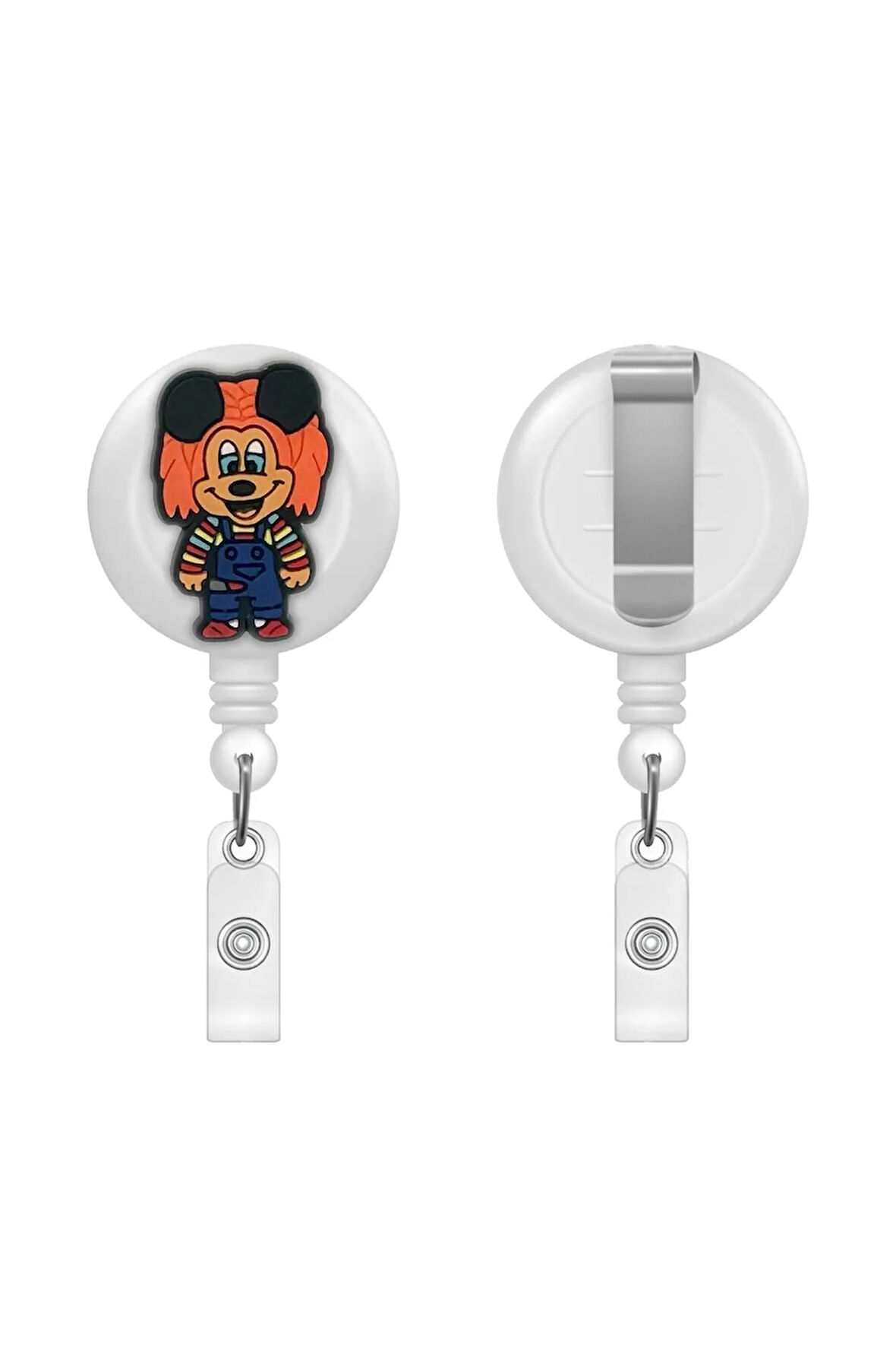 Minnie Figürlü Yoyo Kartlık Yaka İpi Tutucu