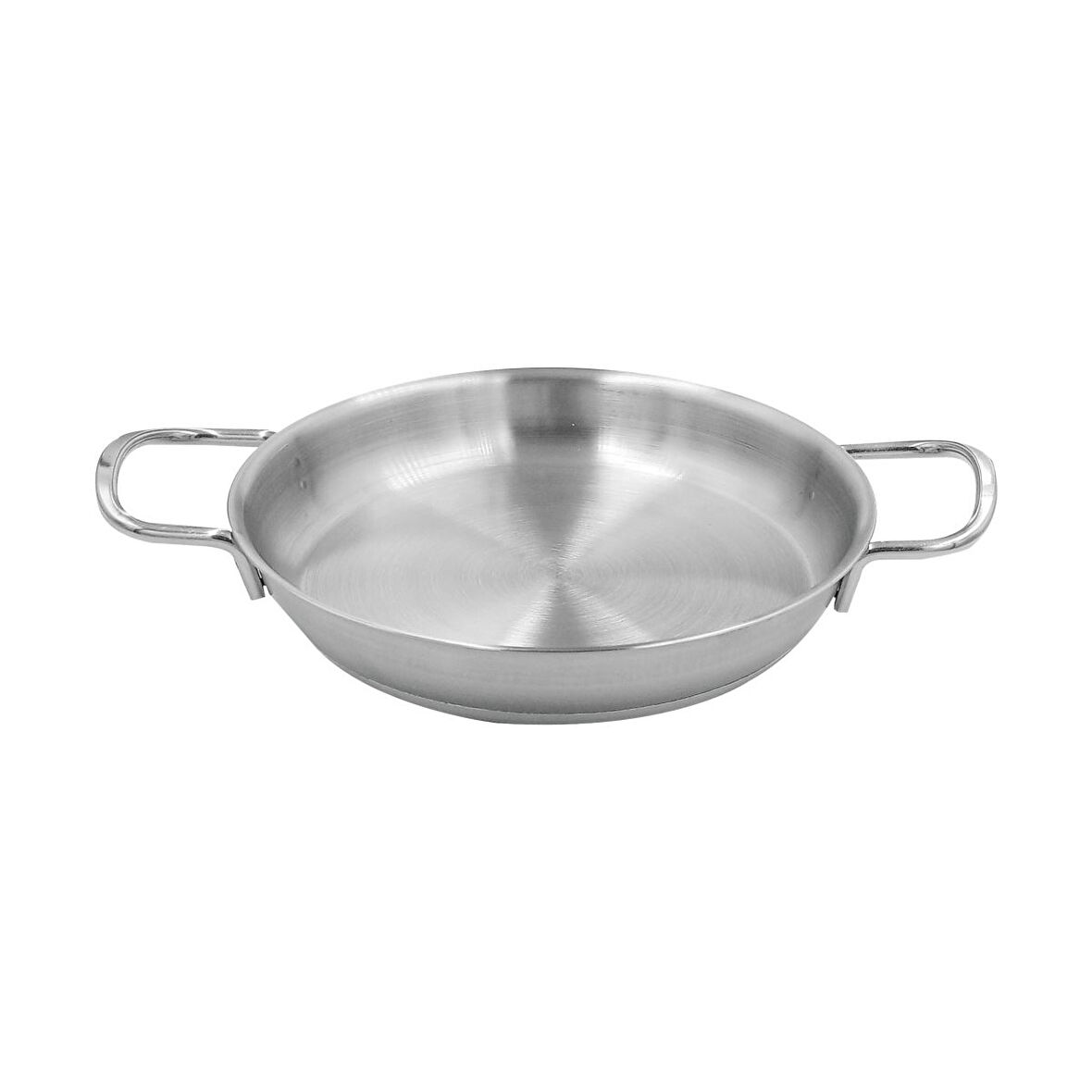 Özbir Çelik İndüksiyon Tabanlı Yumurta Tavası 14 x 3 cm 304 Kalite Paslanmaz Çelik  1 Adet