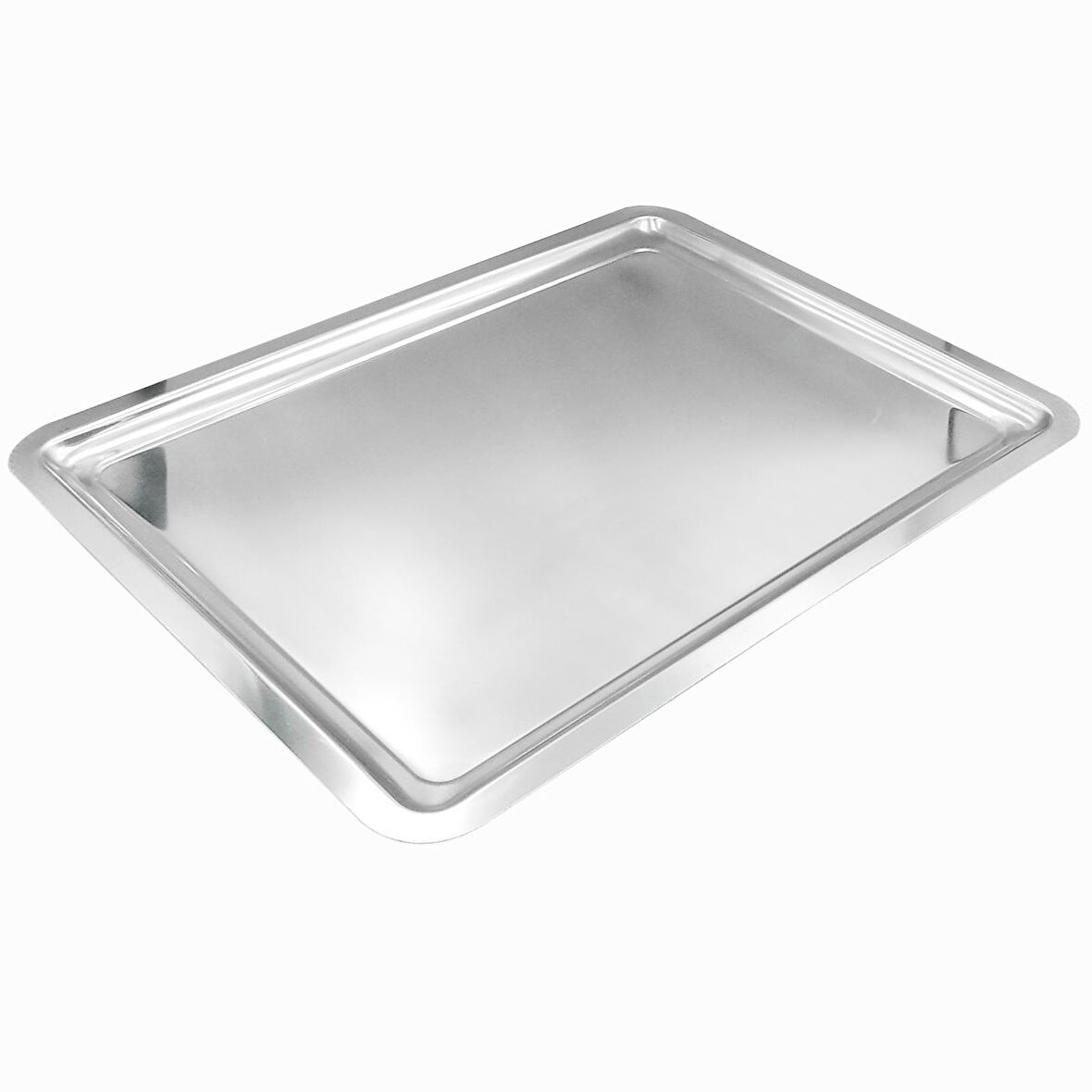Özbir Çelik Servis / Kasap Tepsisi 30 x 50 430 Kalite Çelik 1 Adet