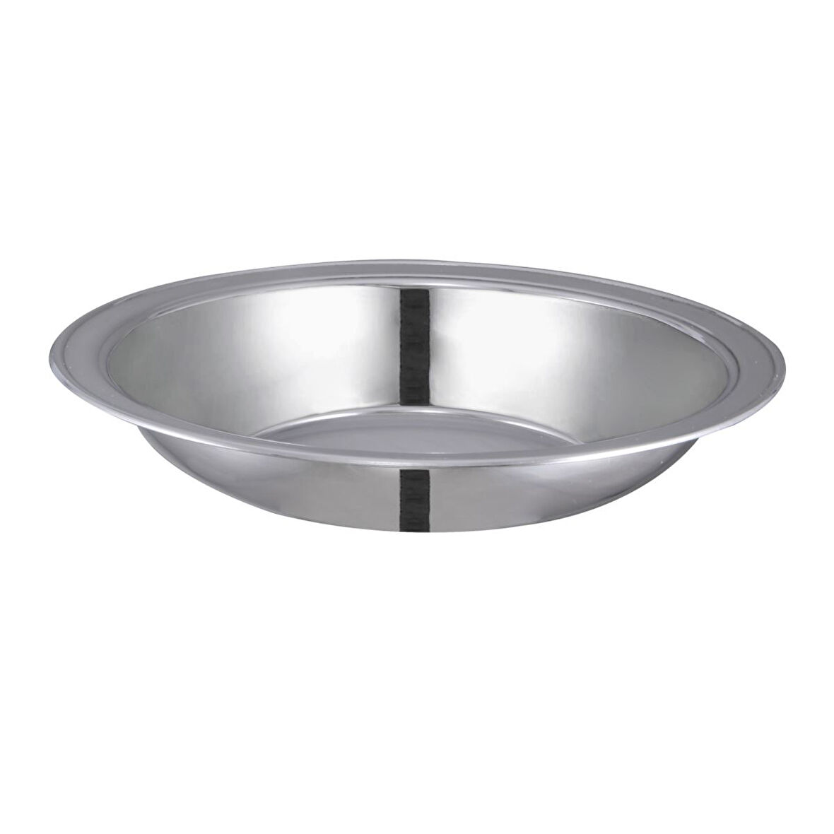 Özbir Çelik Yemek Tabağı Ø17 cm 304 Kalite Paslanmaz Çelik 1 Adet