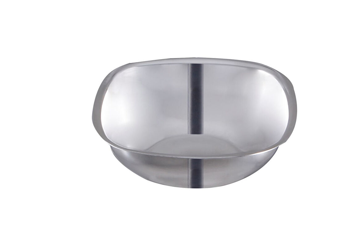 Özbir Çelik Kare Kase 12 cm x 4 cm 304 Kalite Paslanmaz Çelik 1 Adet