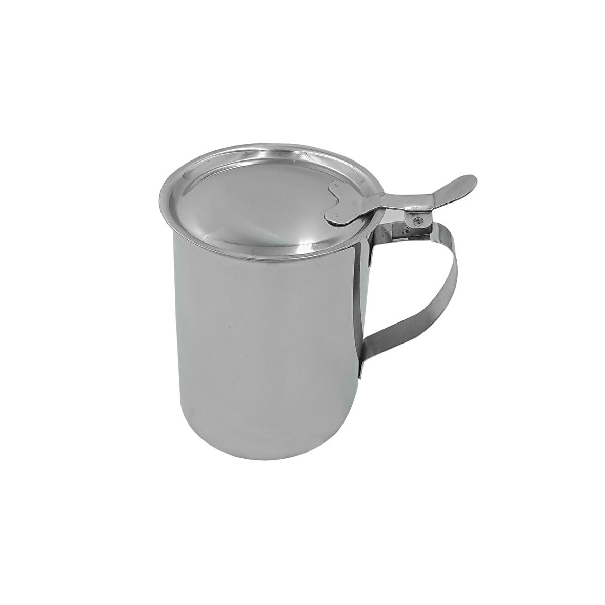 Özbir Çelik Kapaklı Sürahi 12 x 16 cm 304 Kalite Paslanmaz Çelik 1 Adet