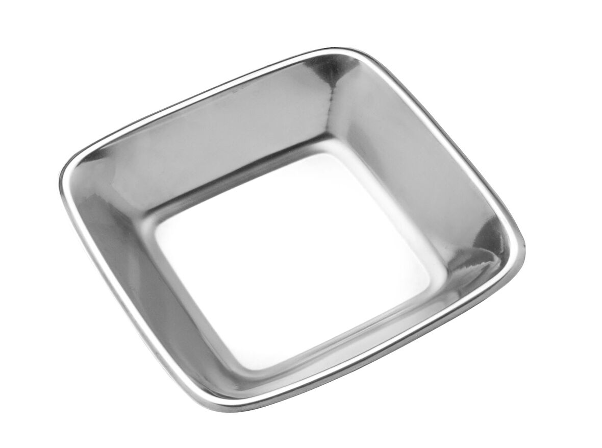 Özbir Çelik Ekmek Sepeti 22 x 22 cm 304 Kalite Paslanmaz Çelik 1 Adet