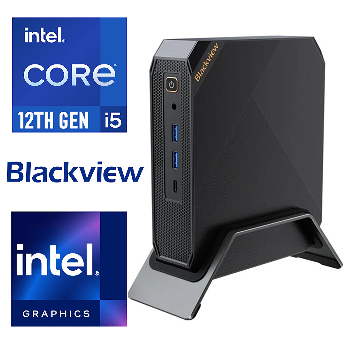 Blackview MP200 Intel Core i5-12450H 24GB 2TB SSD Windows 11 Pro Mini PC MP200161I5 006
