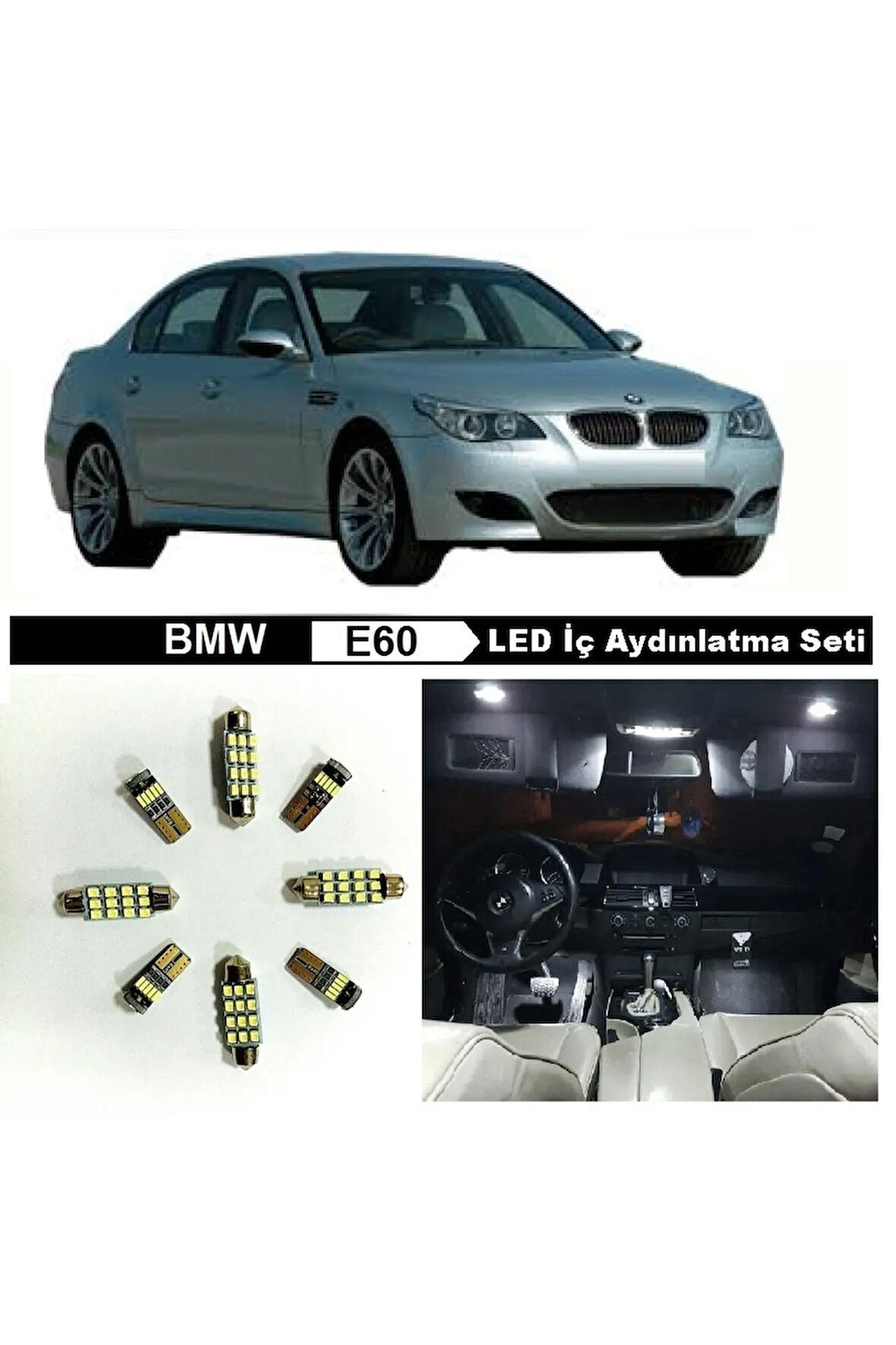 Bmw E60 Led Iç Aydınlatma Ampul Seti