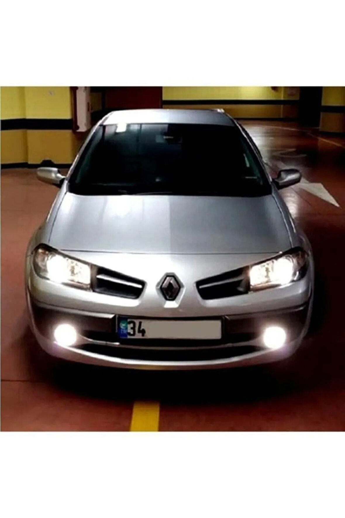 Renault Megane 2 Led Sis Farı Ampulü Duo H8 12-24v