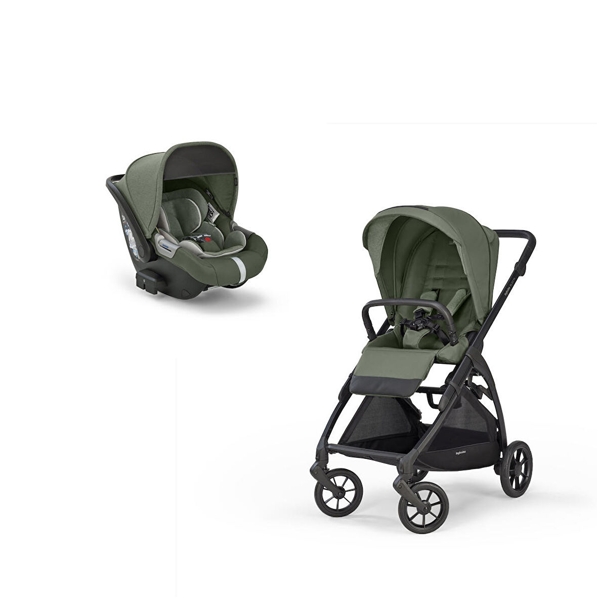 Inglesina Electa Bebek Arabası 2'li Set- Tribeca Green