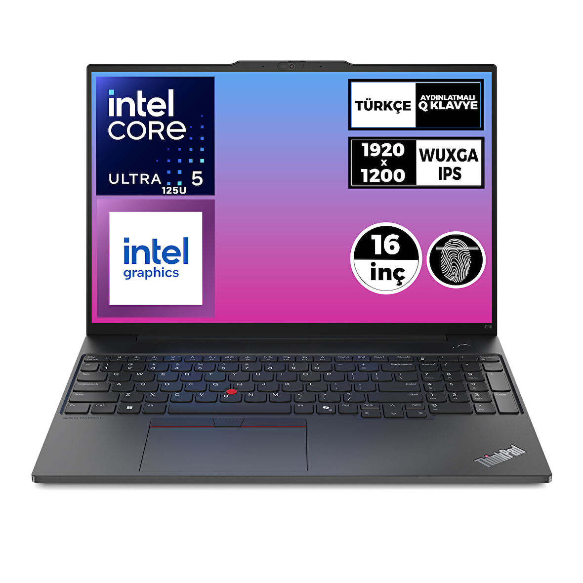 Lenovo ThinkPad E16 Gen 2 Ultra 5 125U 32GB 512GB SSD 16" WUXGA Freedos Notebook 21MA003MTX 001