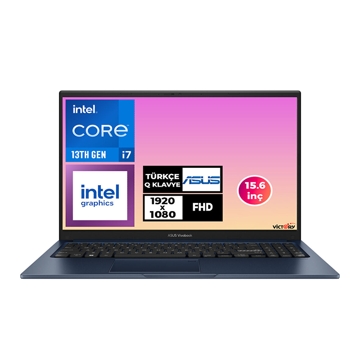 Asus Vivobook 15 i7-1355U 16GB 1TB SSD 15.6" FHD Freedos Taşınabilir Bilgisayar X1504VA-NJ413 004