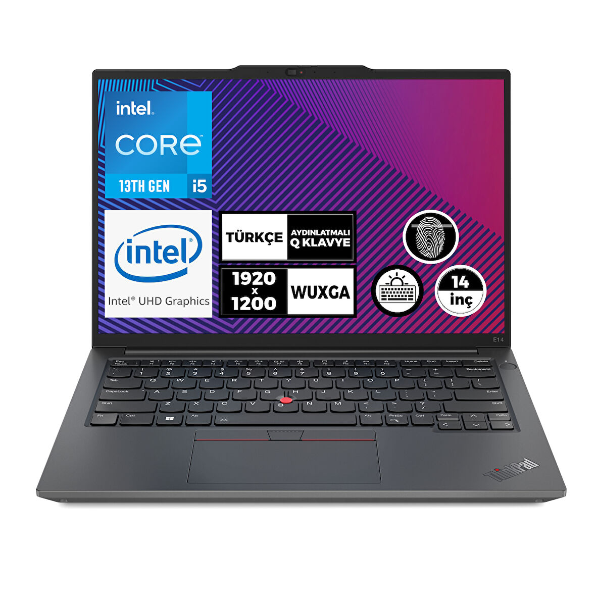 Lenovo ThinkPad E14 G5 i5-13420H 40GB 512GB SSD 14" WUXGA W11P Taşınabilir Bilgisayar 21JK00KTTX 012