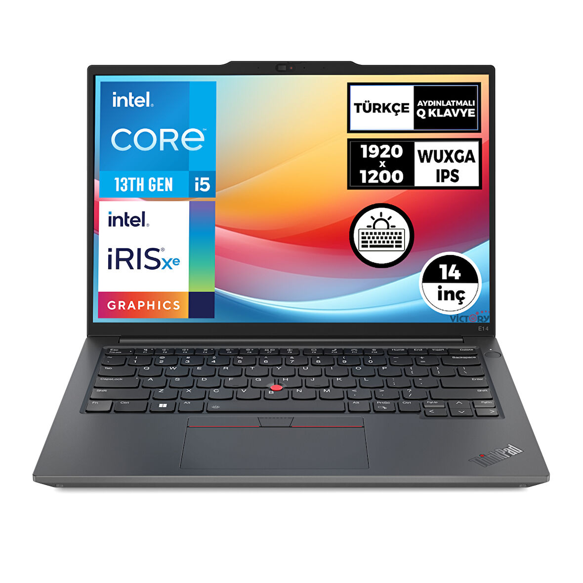 Lenovo ThinkPad E14 G5 i5-1335U 40GB 1TB SSD 14" WUXGA Freedos Taşınabilir Bilgisayar 21JK00P9TX 005