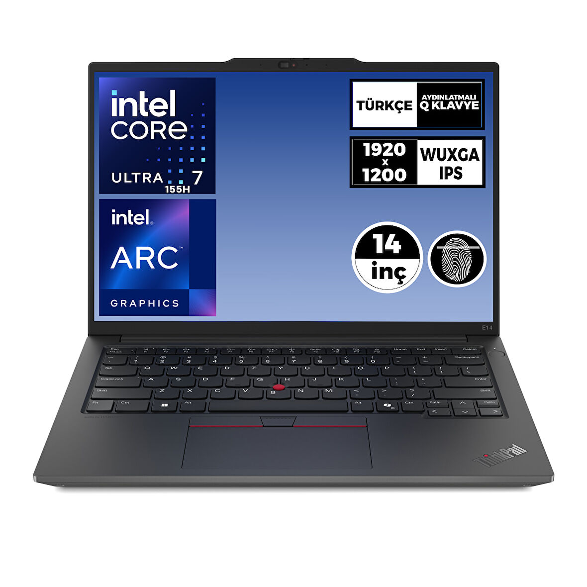 Lenovo ThinkPad E14 Gen 6 Ultra 7 155H 32GB 2TB SSD 14" WUXGA Freedos Notebook 21M70031TX 005