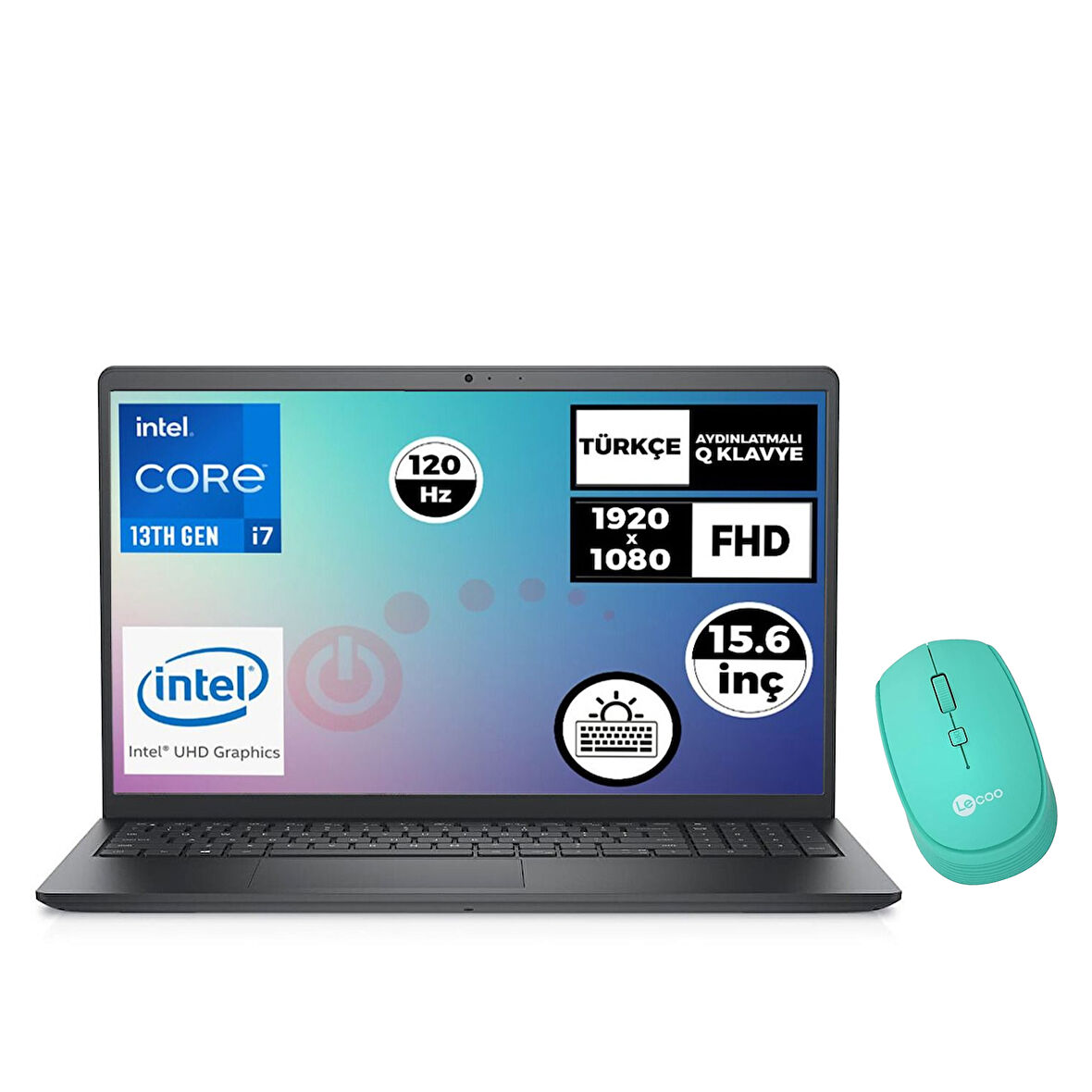 Dell Vostro 3530 i7-1355U 32GB 512GB SSD 15.6" 120Hz Ubuntu Laptop + Mouse N1601PVNB3530U 022