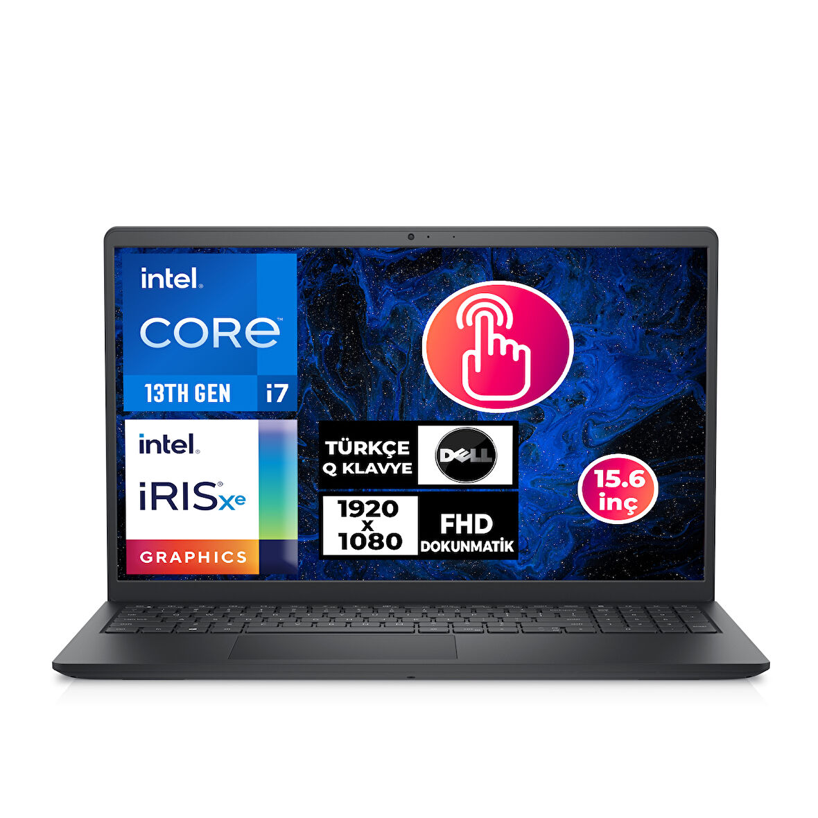 DELL INSPIRON 15 3530 i7-1355U 32GB 1TB HDD 1TB SSD 15.6" W11P Dokunmatik Laptop I35301018U 015