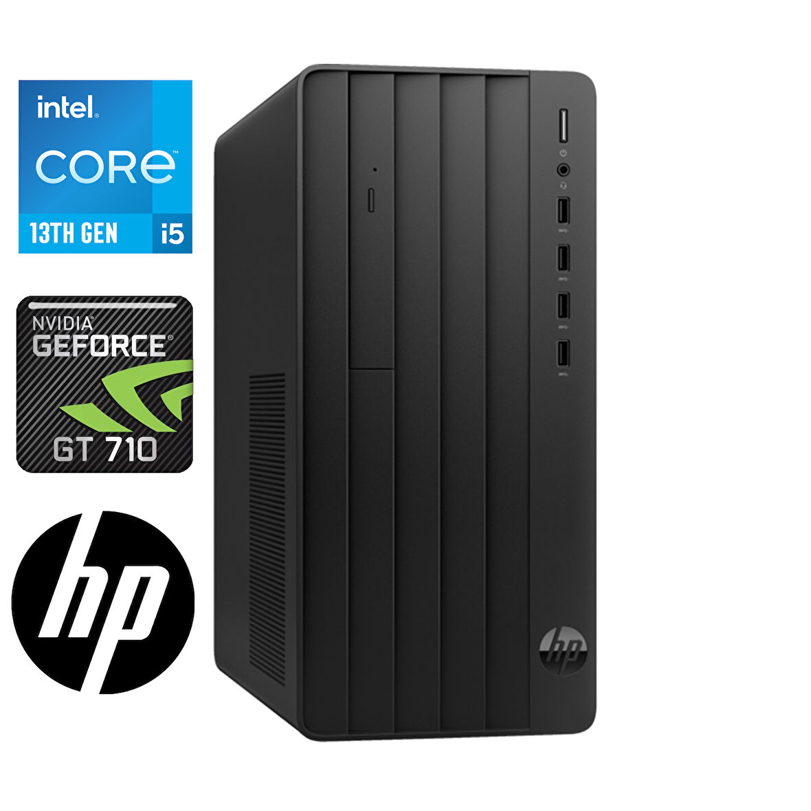 HP Pro 290 G9 i5-13500 8GB 512GB SSD 2 GB GT710 Freedos Masaüstü Bilgisayar 624A6ET 56