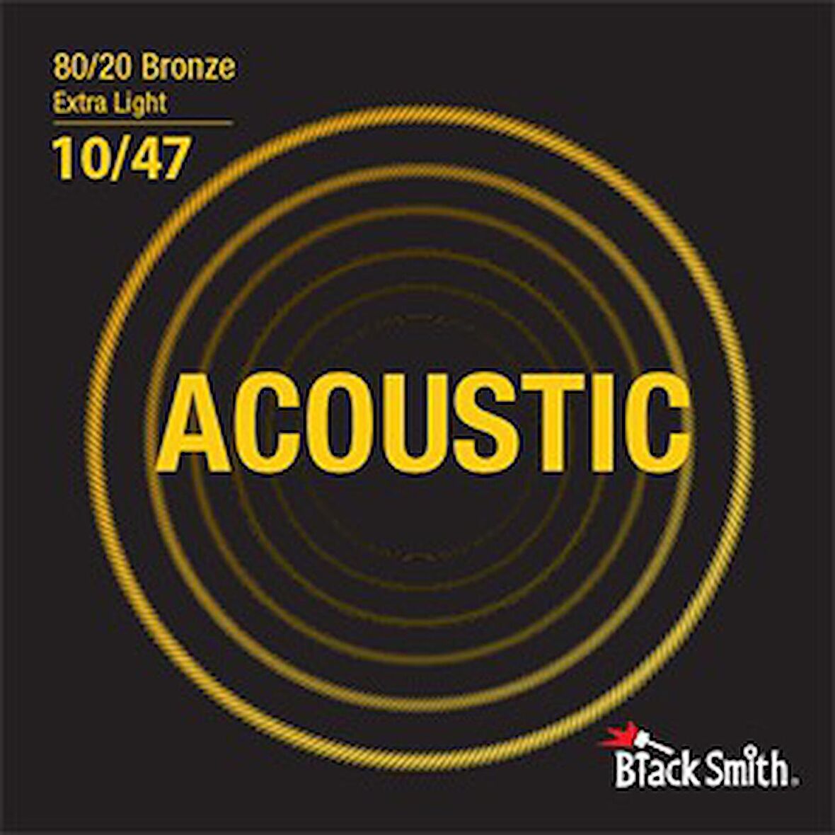 BLACKSMİTH BR-1047, Extra Light (010 - 047) ACOUSTİC TEL