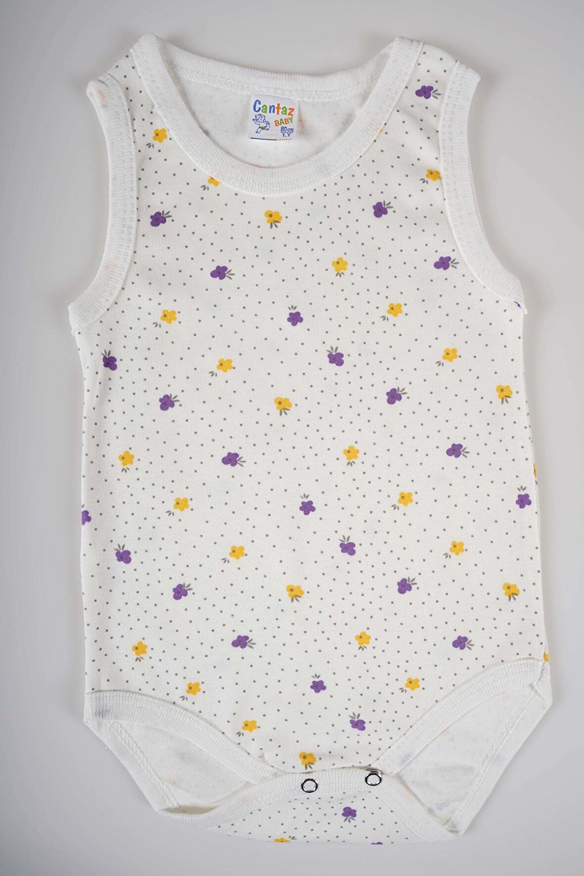 YENİ SEZON ASKILI DESENLİ BEBEK PAMUK ÇITÇITLI BADİ ZIBIN