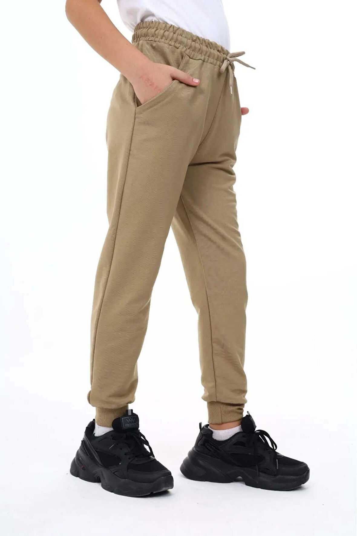 KIZ Erkek Genç  PAÇA RİBANALI OKUL EŞOFMAN ALTI