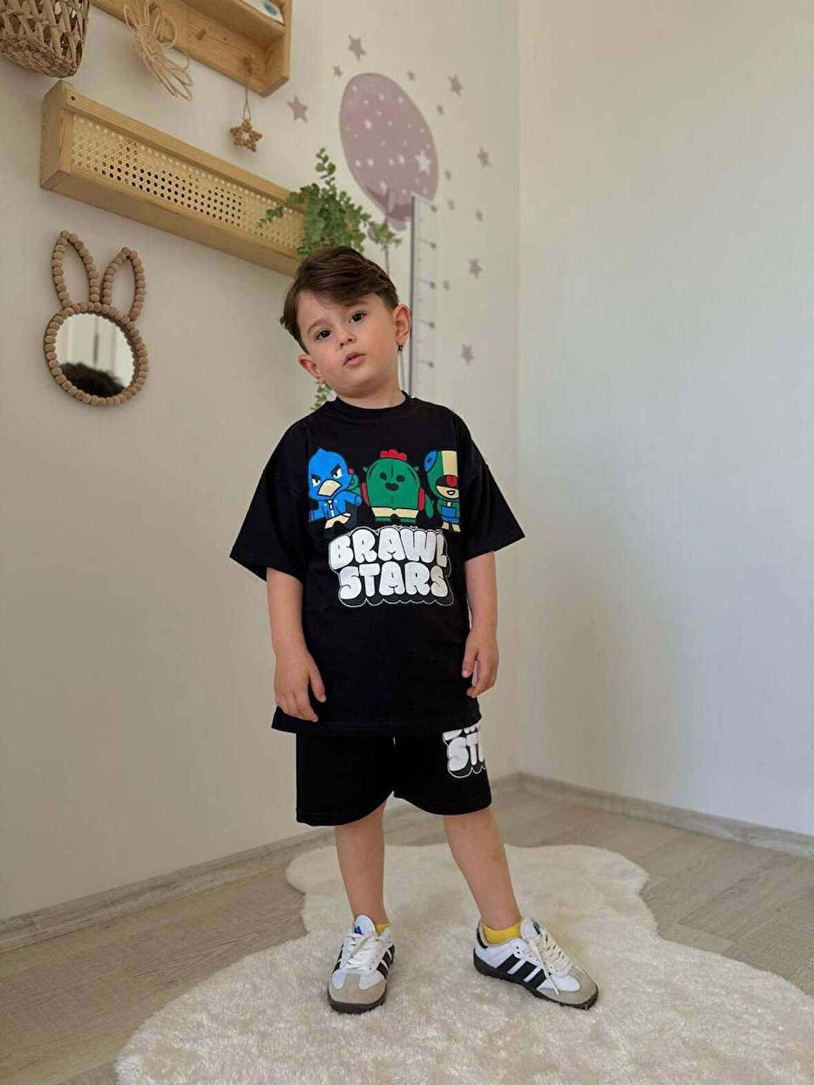 ERKEK ÇOCUK BRAWL STARS PAMUK ŞORTLU TAKIM