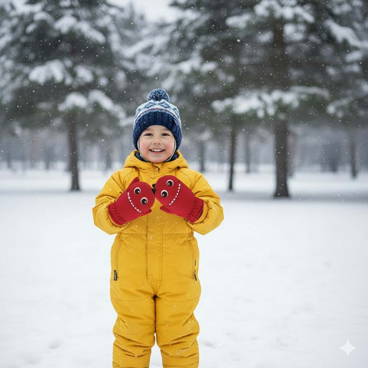 KİTTİ 420-13 1-3 YAŞ KAR KAYAK ELDİVENİ