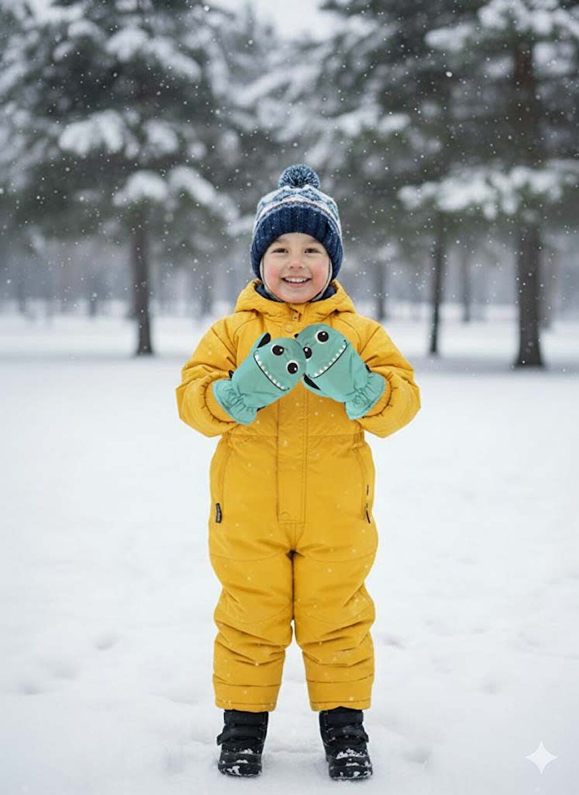 KİTTİ 420-13 1-3 YAŞ KAR KAYAK ELDİVENİ