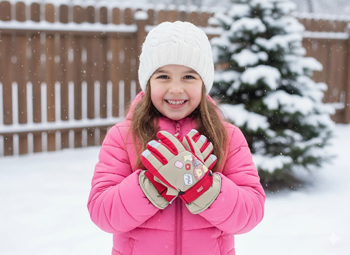 KİTTİ 421-11 4-7 YAŞ KAR KAYAK ELDİVENİ