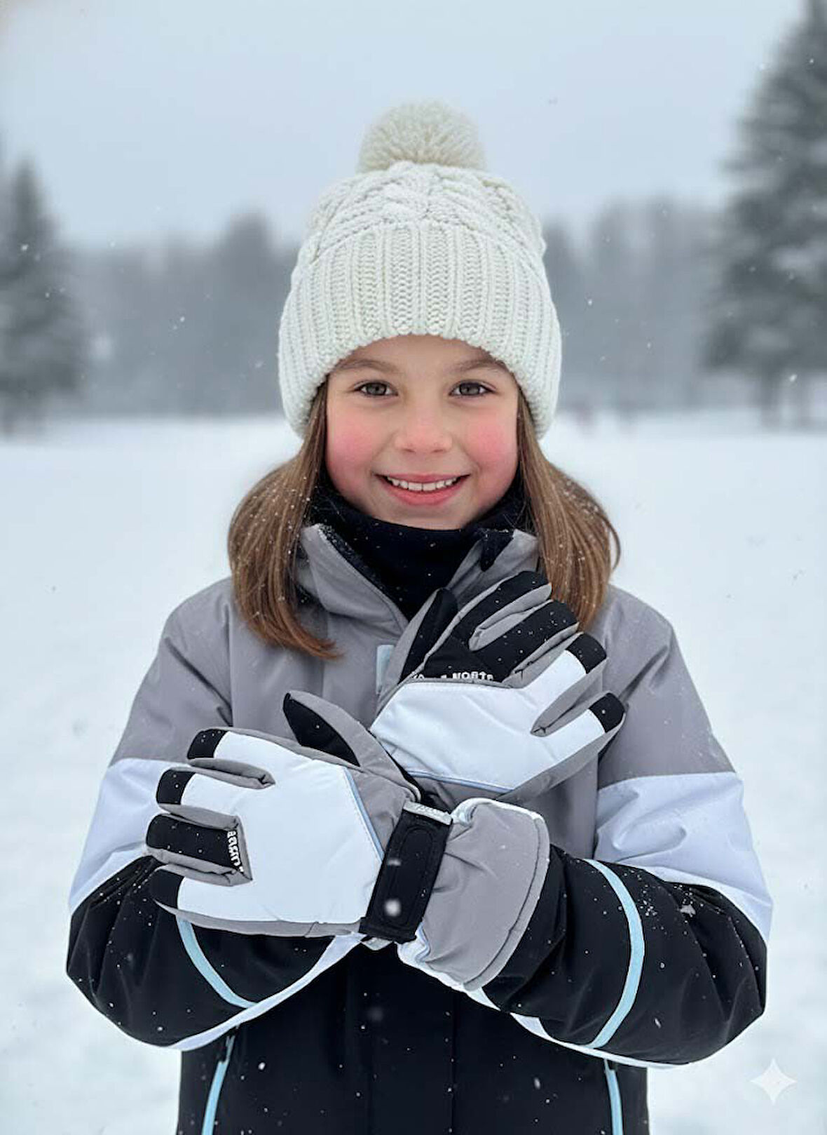 KİTTİ 422-14 9-14 YAŞ KAR KAYAK ELDİVENİ