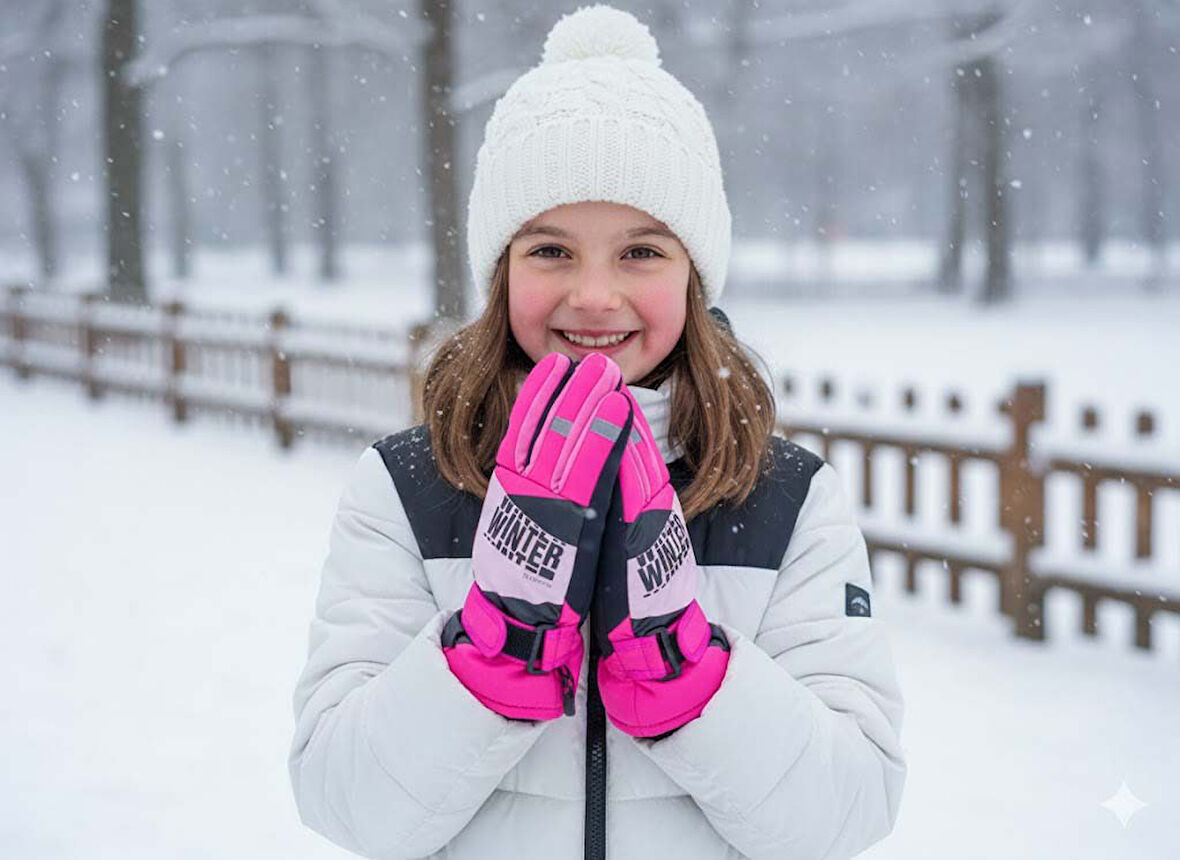 KİTTİ 422-15 9-14 YAŞ KAR KAYAK ELDİVENİ