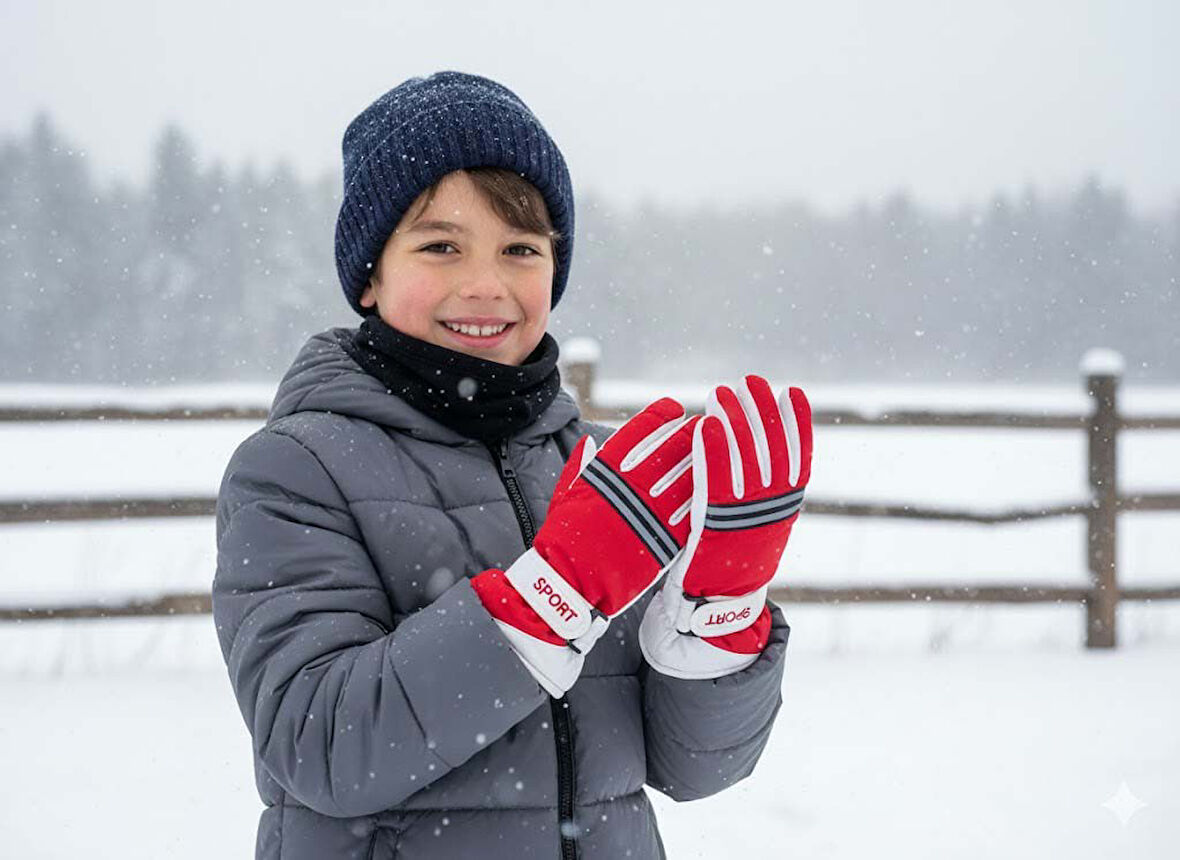 KİTTİ 422-18 9-14 YAŞ KAR KAYAK ELDİVENİ