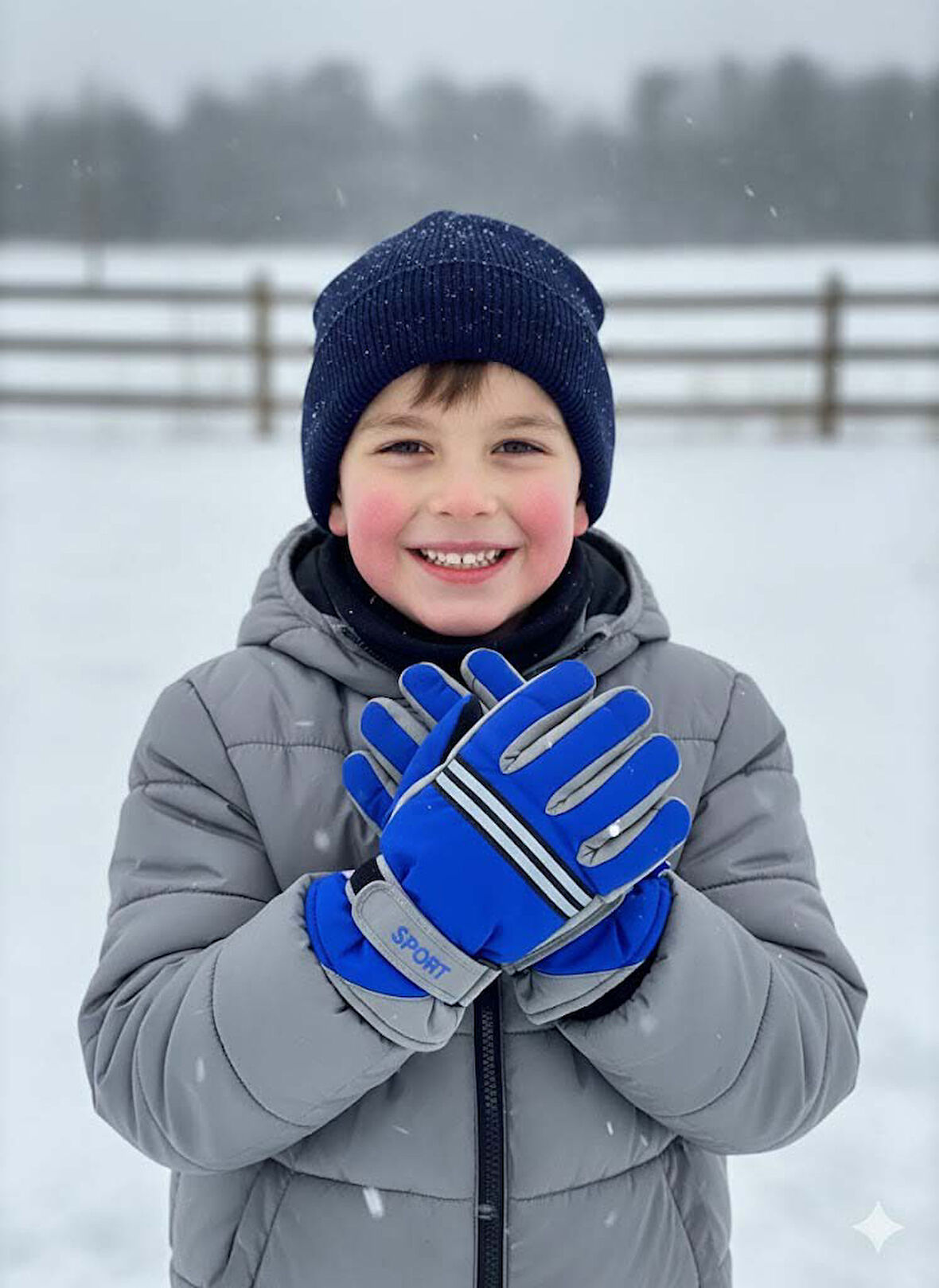 KİTTİ 422-18 9-14 YAŞ KAR KAYAK ELDİVENİ