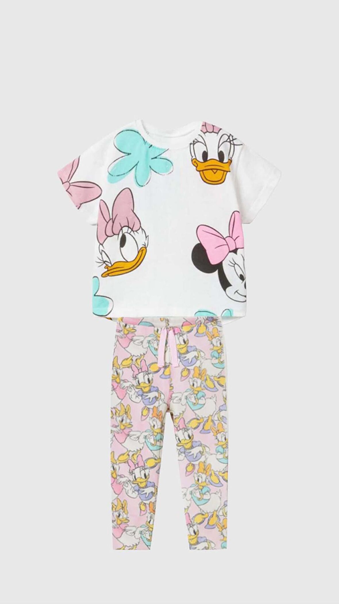 KIZ ÇOCUK KISA KOLLU DUFFY DUCK PAMUK TAKIM