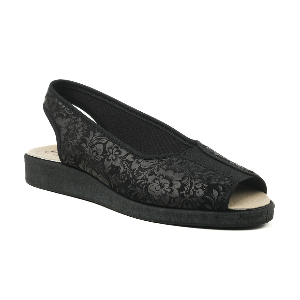 Kadın Sandalet 983 Green Life STRETCH WOMEN'S FOOTWEAR Black