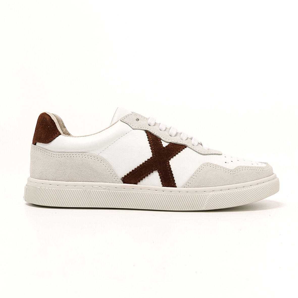 Kadın Sneaker ( Günlük) RC-25Y-006-M44 John May Beyaz Cilt-Bordo Süet